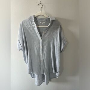 Madewell Courier Pintuck-Back Shirt in Textured Windowpane
EUC, XS (runs large)